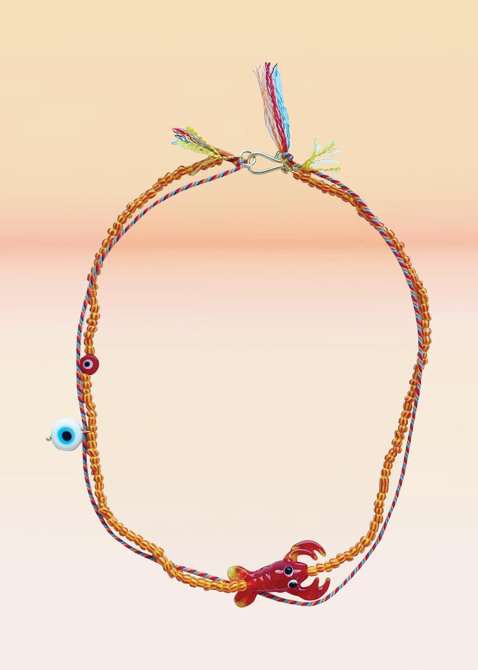 ARAGOSTA 'BACIO' BEADED NECKLACE