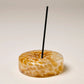 Glass Marble Holder - Brown