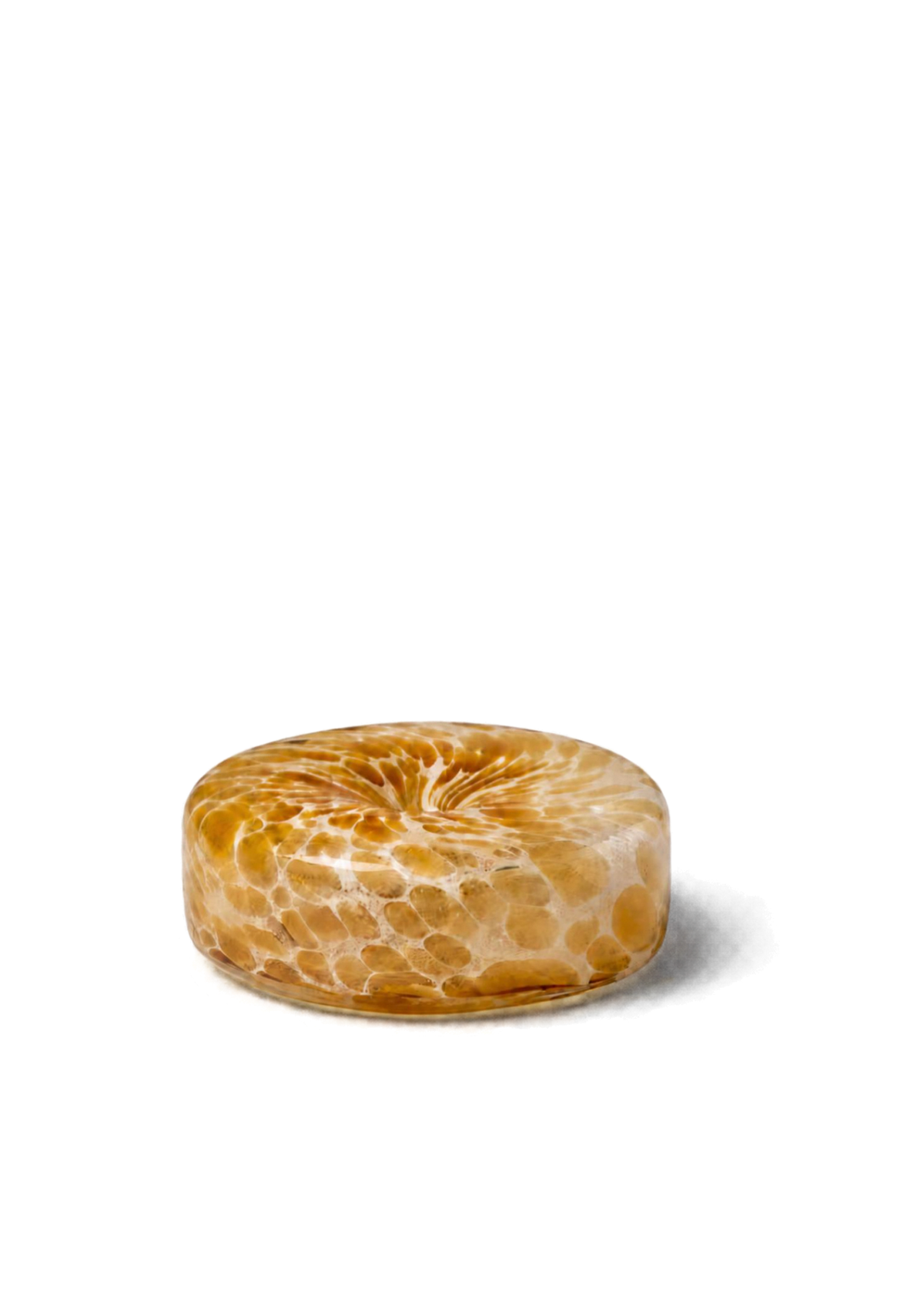Glass Marble Holder - Brown