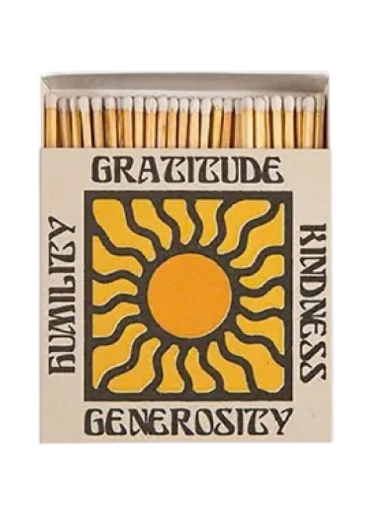 Gratitude + Kindness Square Matchboxes