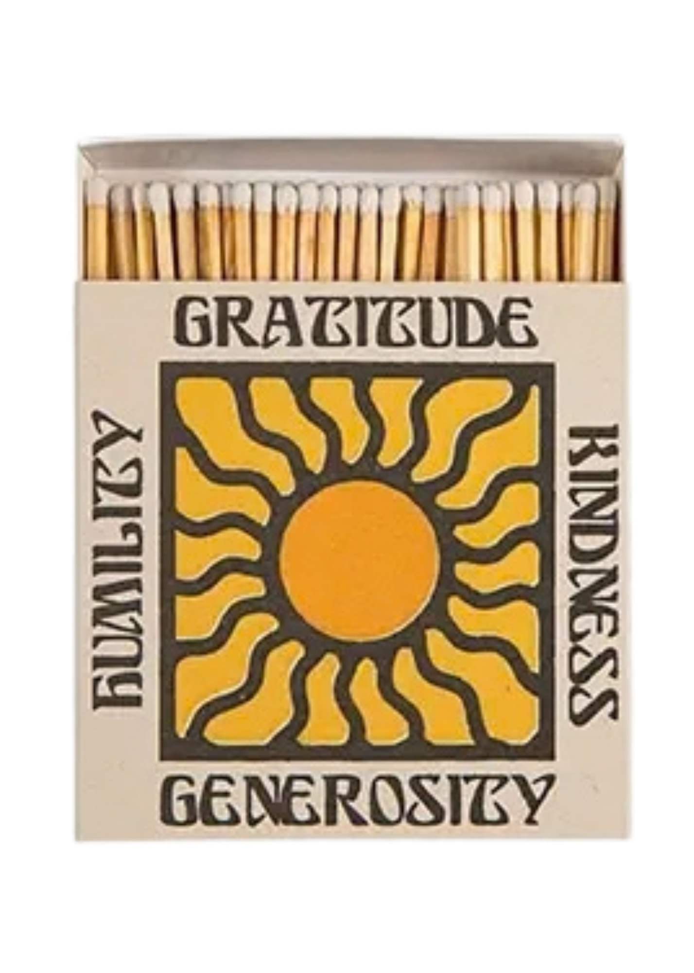 Gratitude + Kindness Square Matchboxes