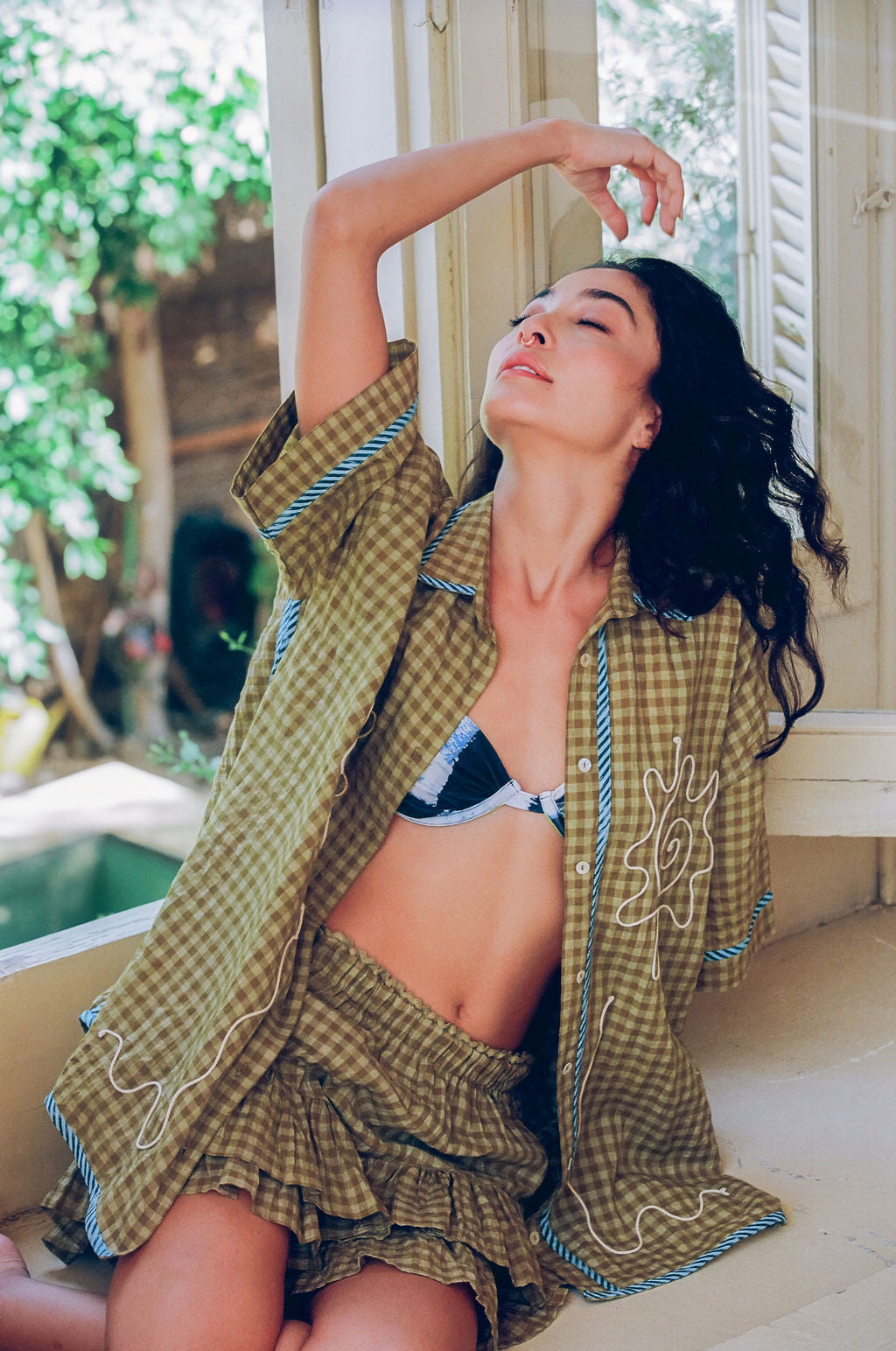 HULIA CHECK TOKEN SHIRT