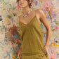 HULIA CHECK DAJE SLIP DRESS