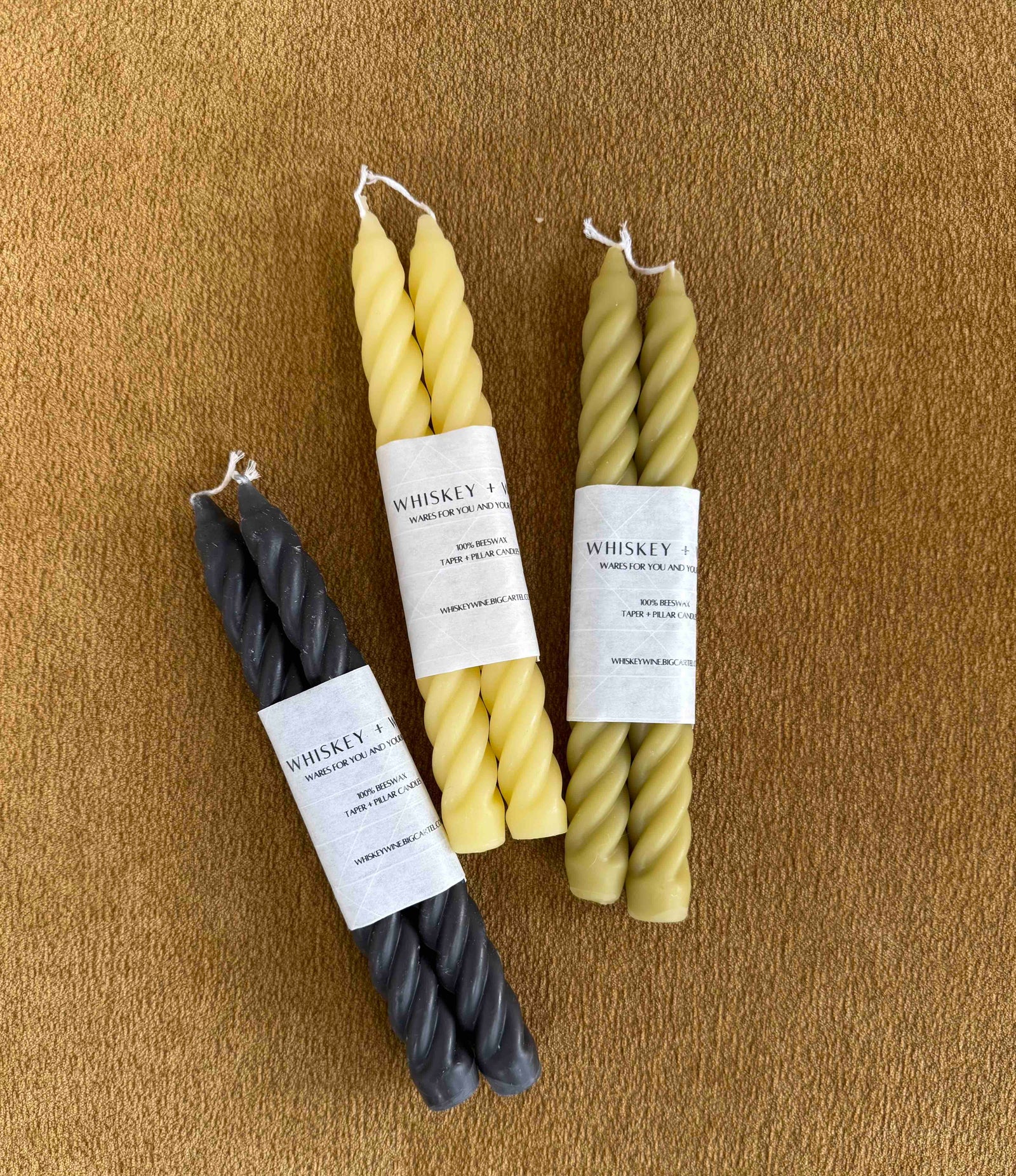 TWISTED TAPER CANDLE