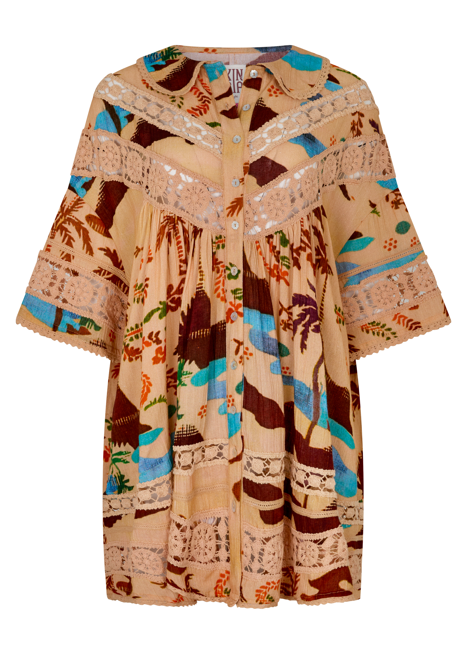 ISLAND NOLA BUTTON DOWN DRESS