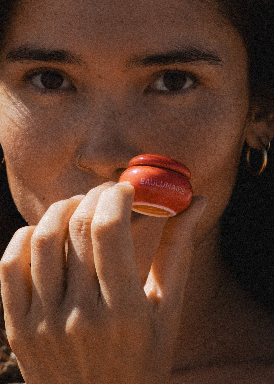 EAULUNAIRE CERAMIC ROUGE RED MINI LIP & CHEEK BALM