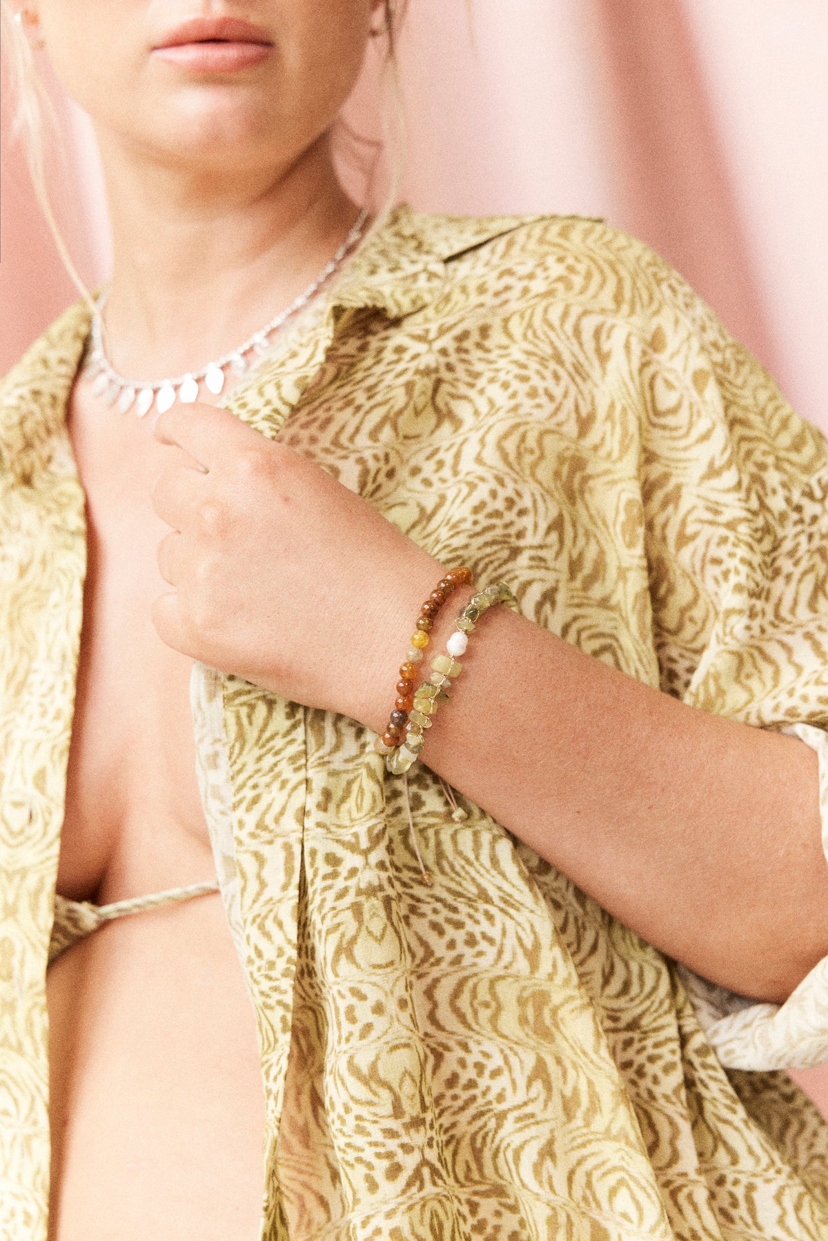 Stone Bracelet Duo