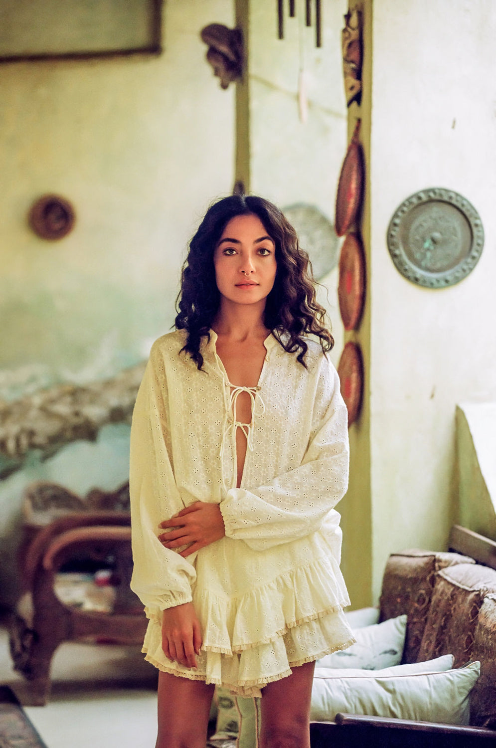 KAYA ANGLAISE FAE FRILL SKORT