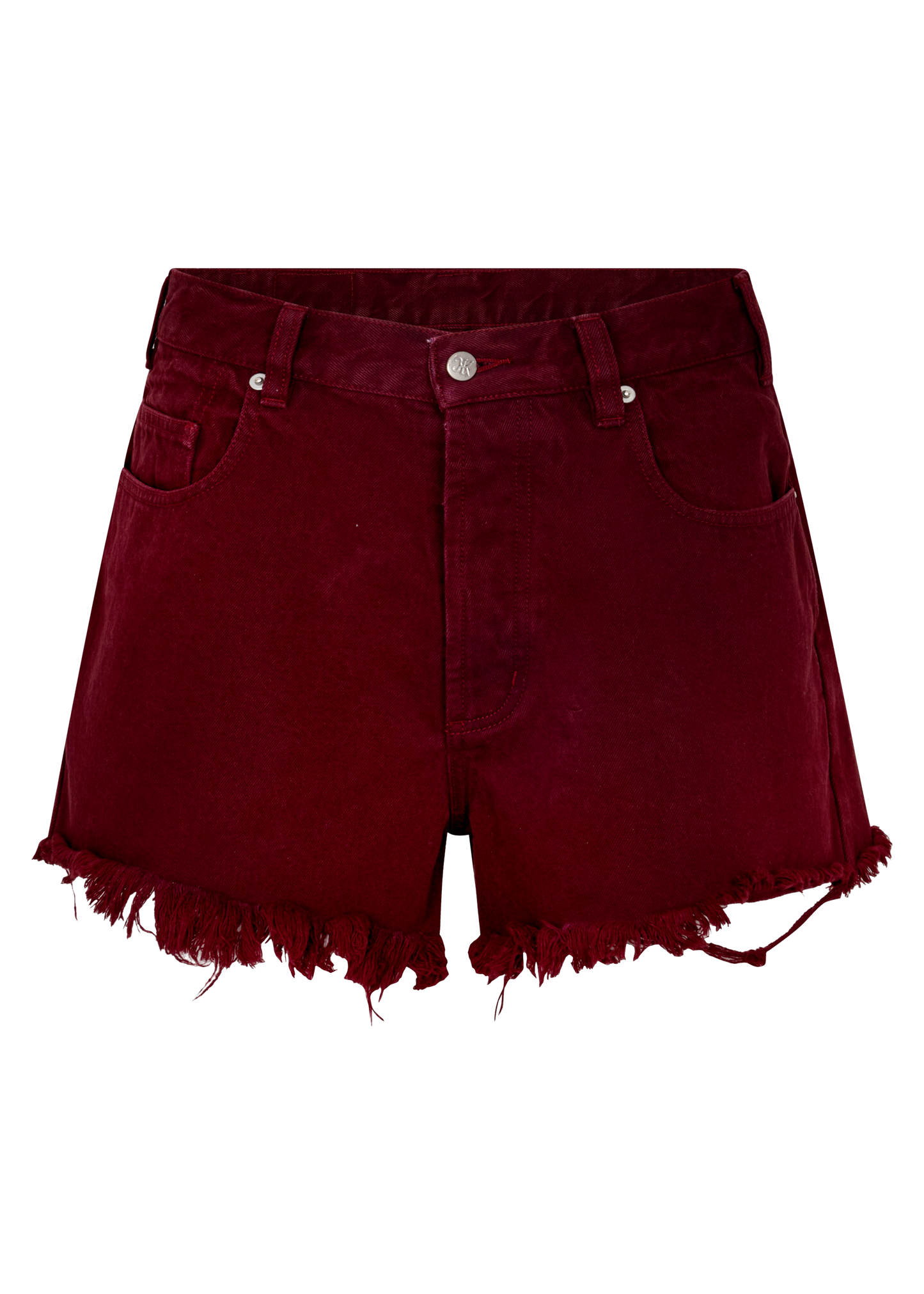 WINE KC ESSENTIAL RECKLESS DENIM SHORT