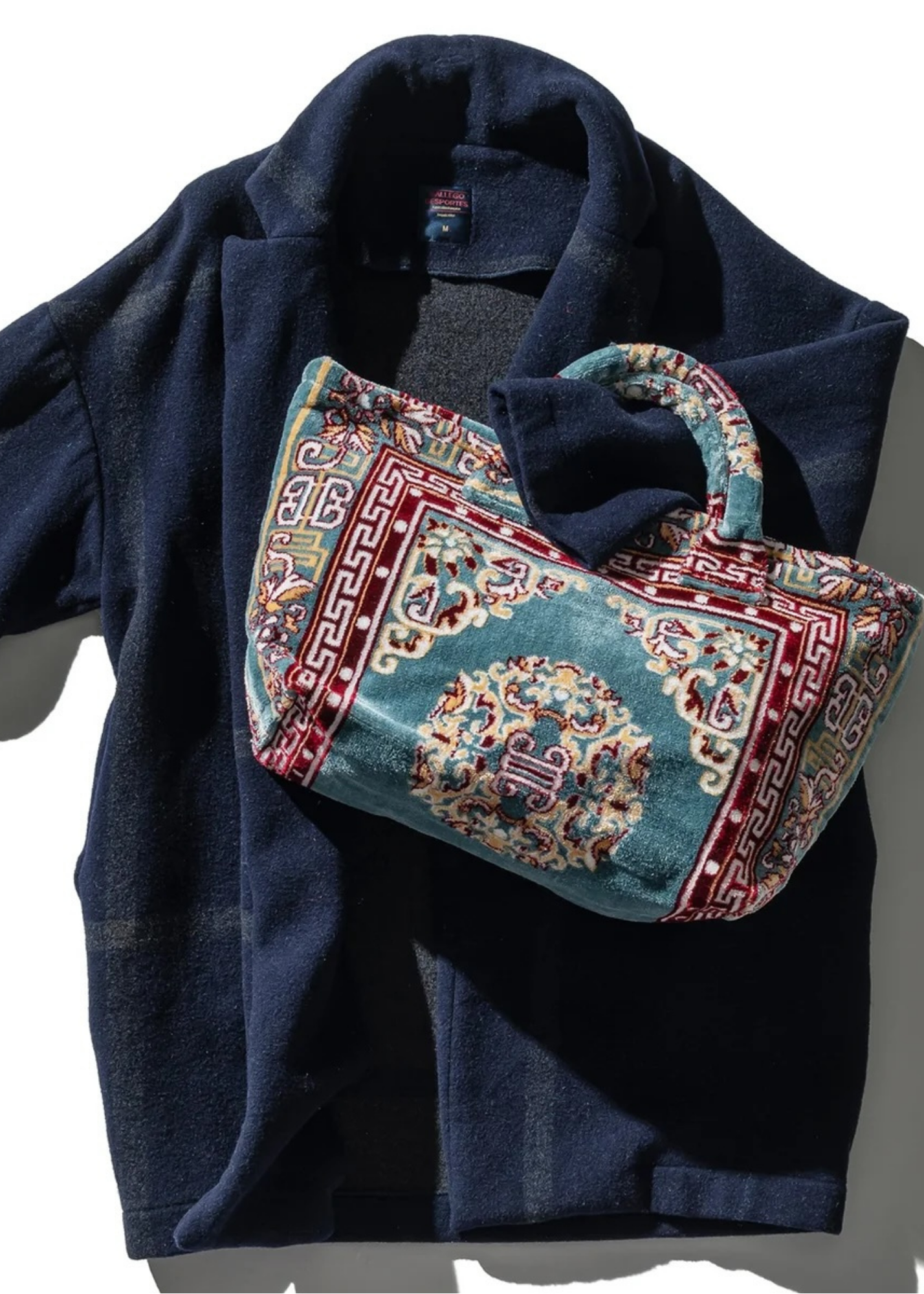 Rug Fabric Tote Bag