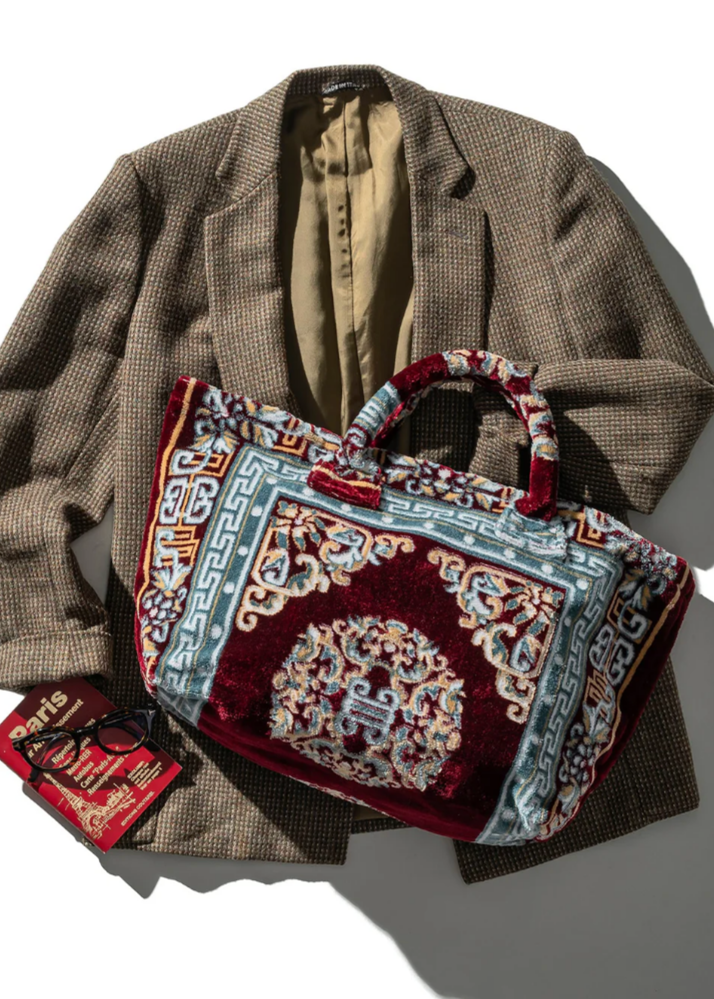 Rug Fabric Tote Bag