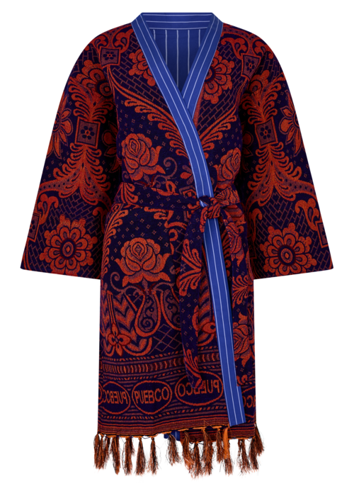 RUG FABRIC REVERSIBLE GOWN