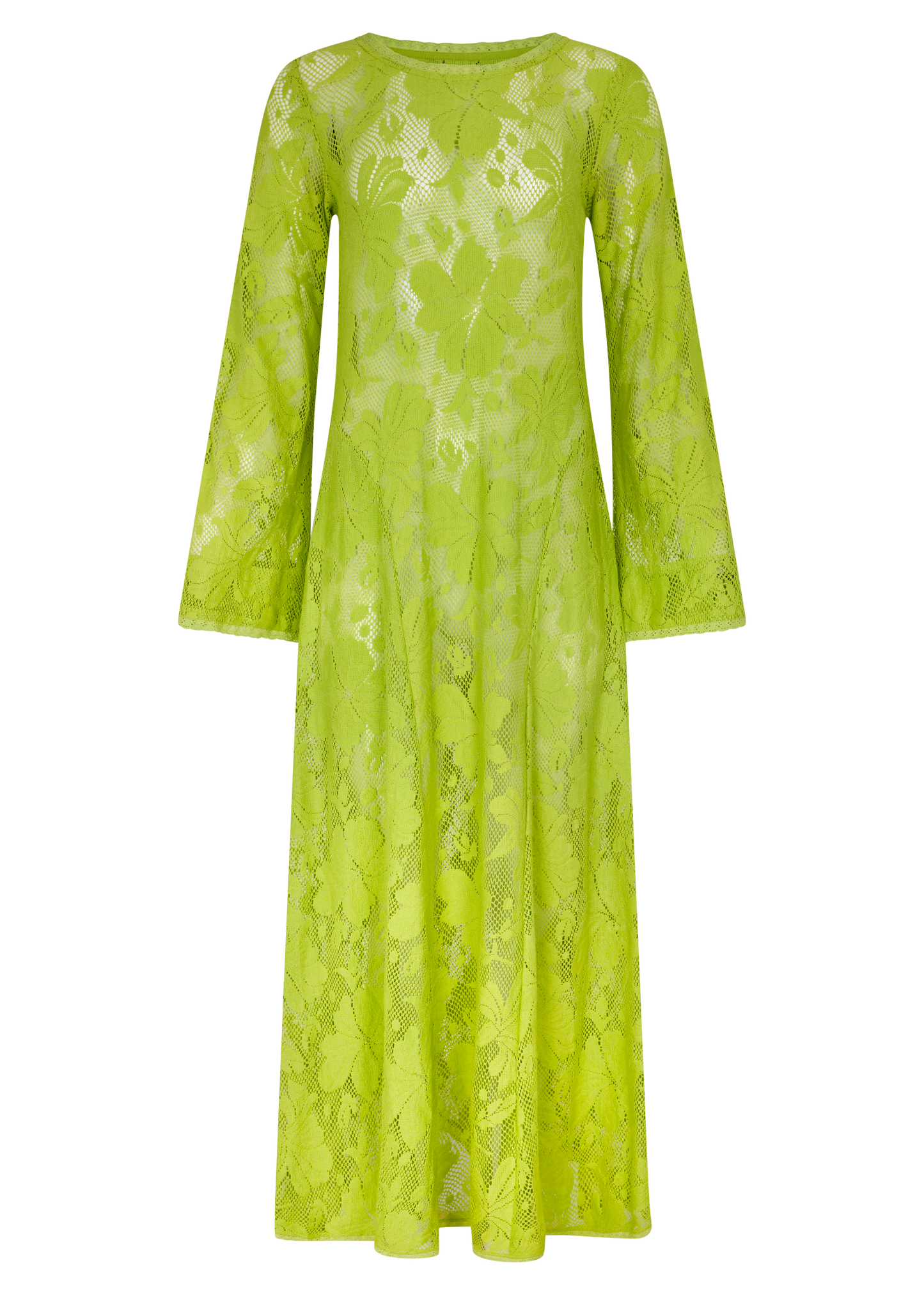 CitronNova Lace Cherry Maxi Dress