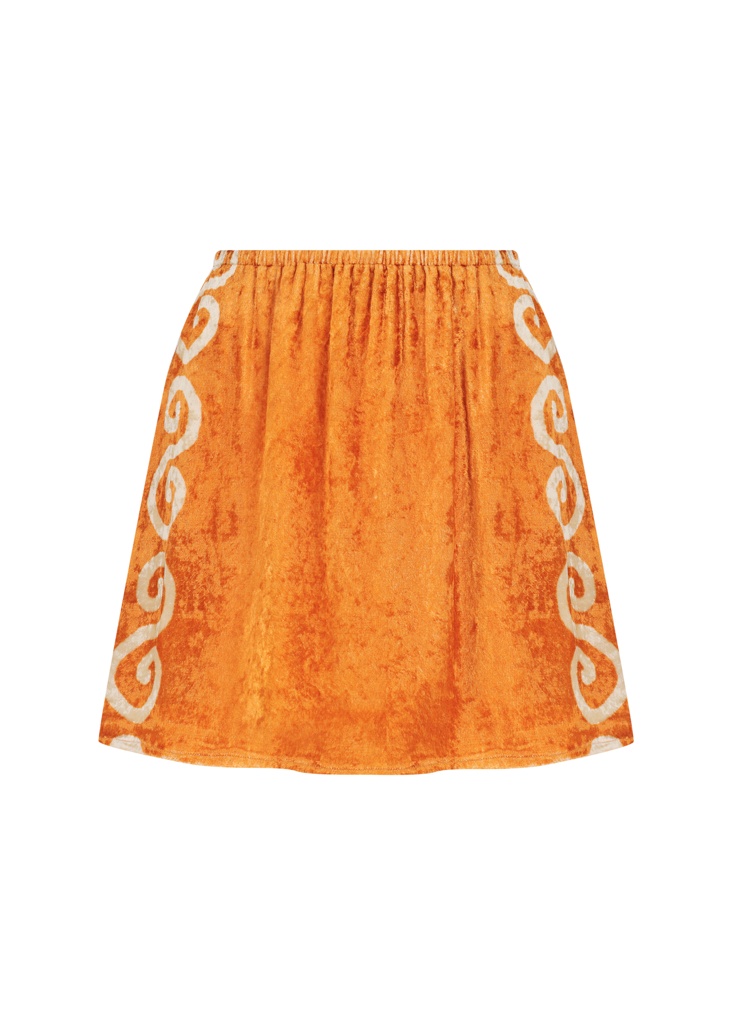 APHAEA VELVET CLOVER MINI SKIRT