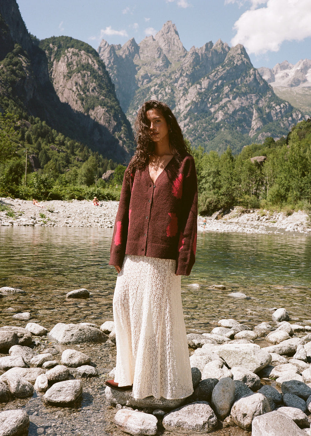 Tarot Lace Mother Maxi Skirt