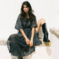 Midnight Lace Primavera Maxi Dress