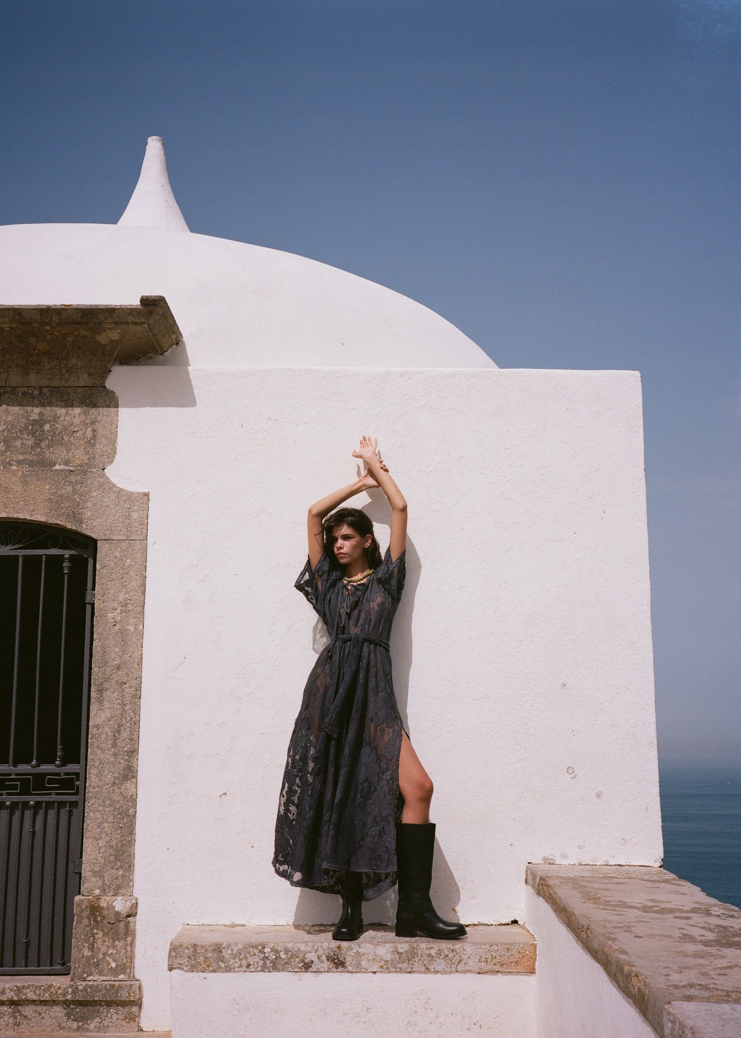 Midnight Lace Primavera Maxi Dress