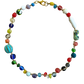 Rainbow Glass Bead Necklace