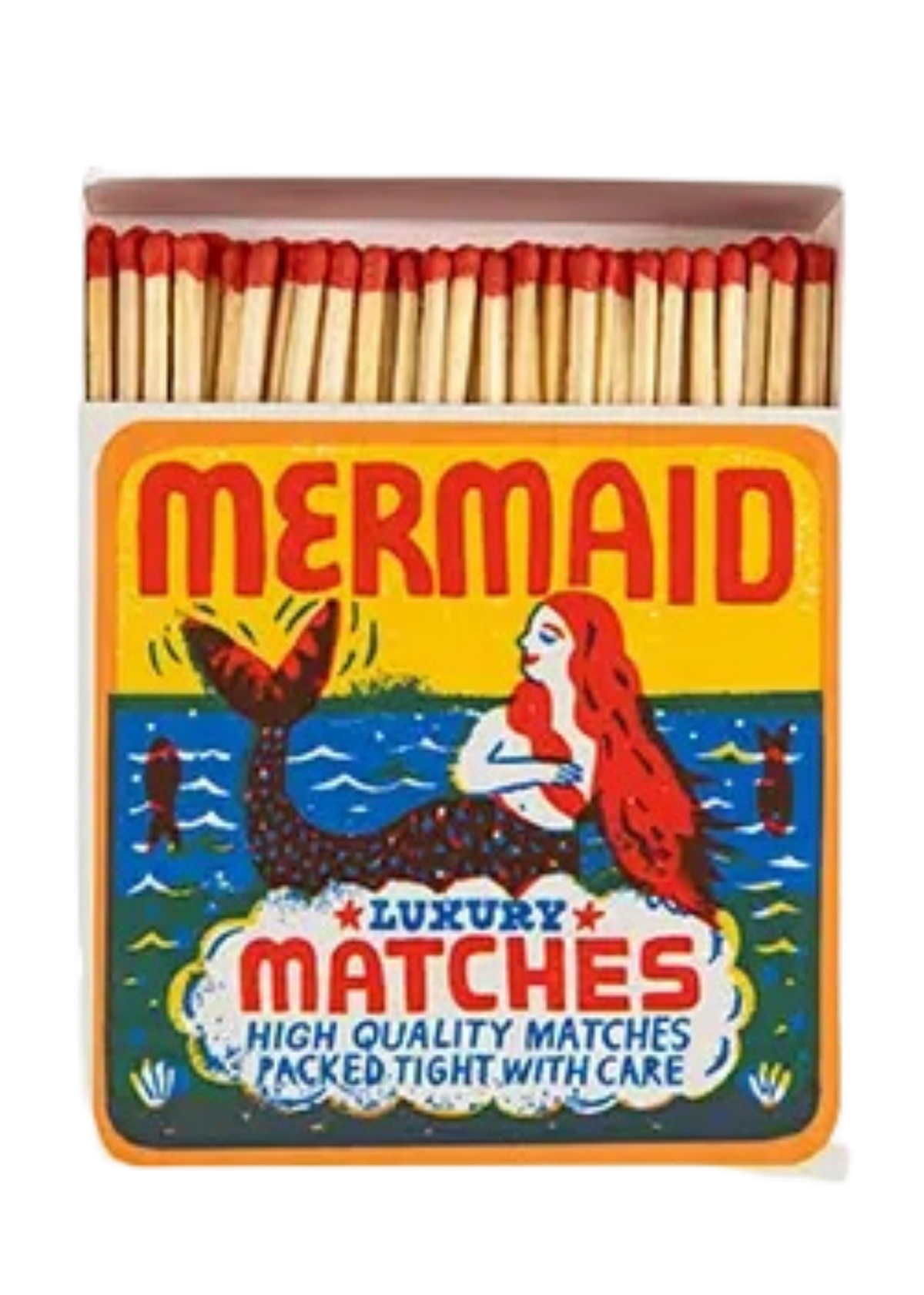 Mermaid Square Matchboxes