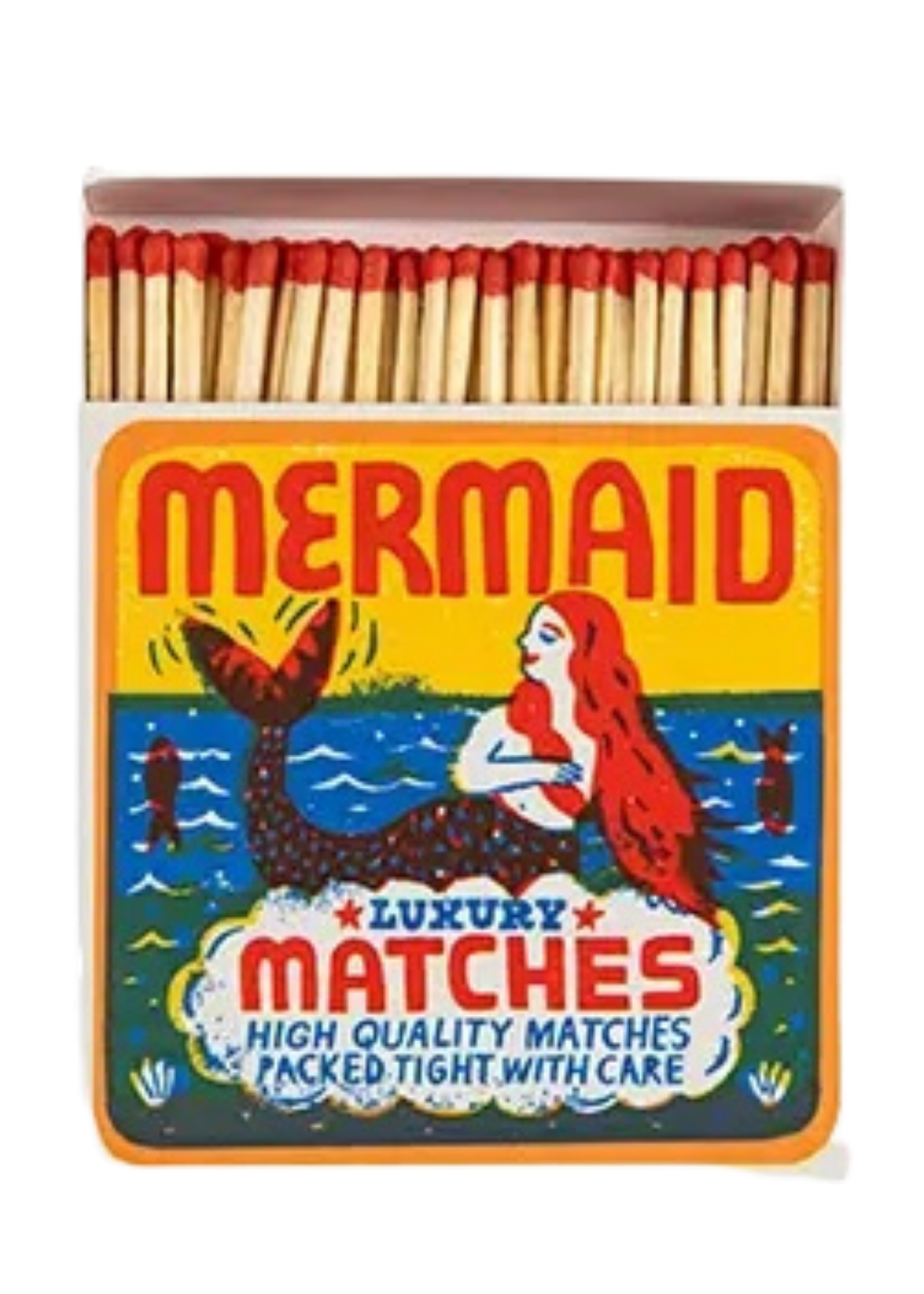 Mermaid Square Matchboxes