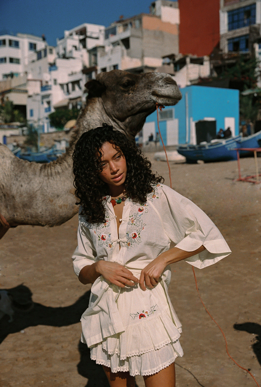 REKA EMBROIDRED FAE FRILL SKORT