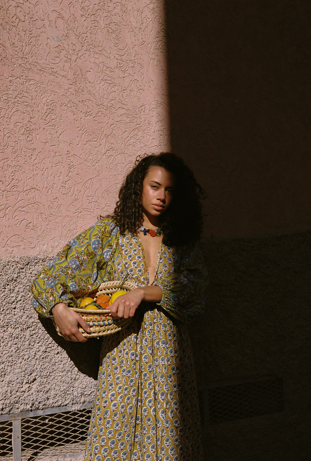 ZOYA BLOCK PRINT MARRAKECH DRESS