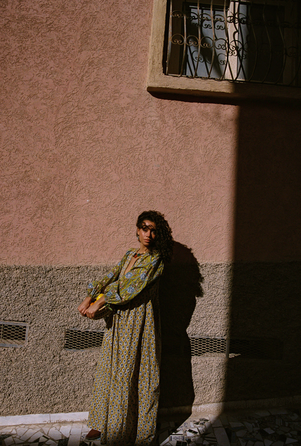 ZOYA BLOCK PRINT MARRAKECH DRESS