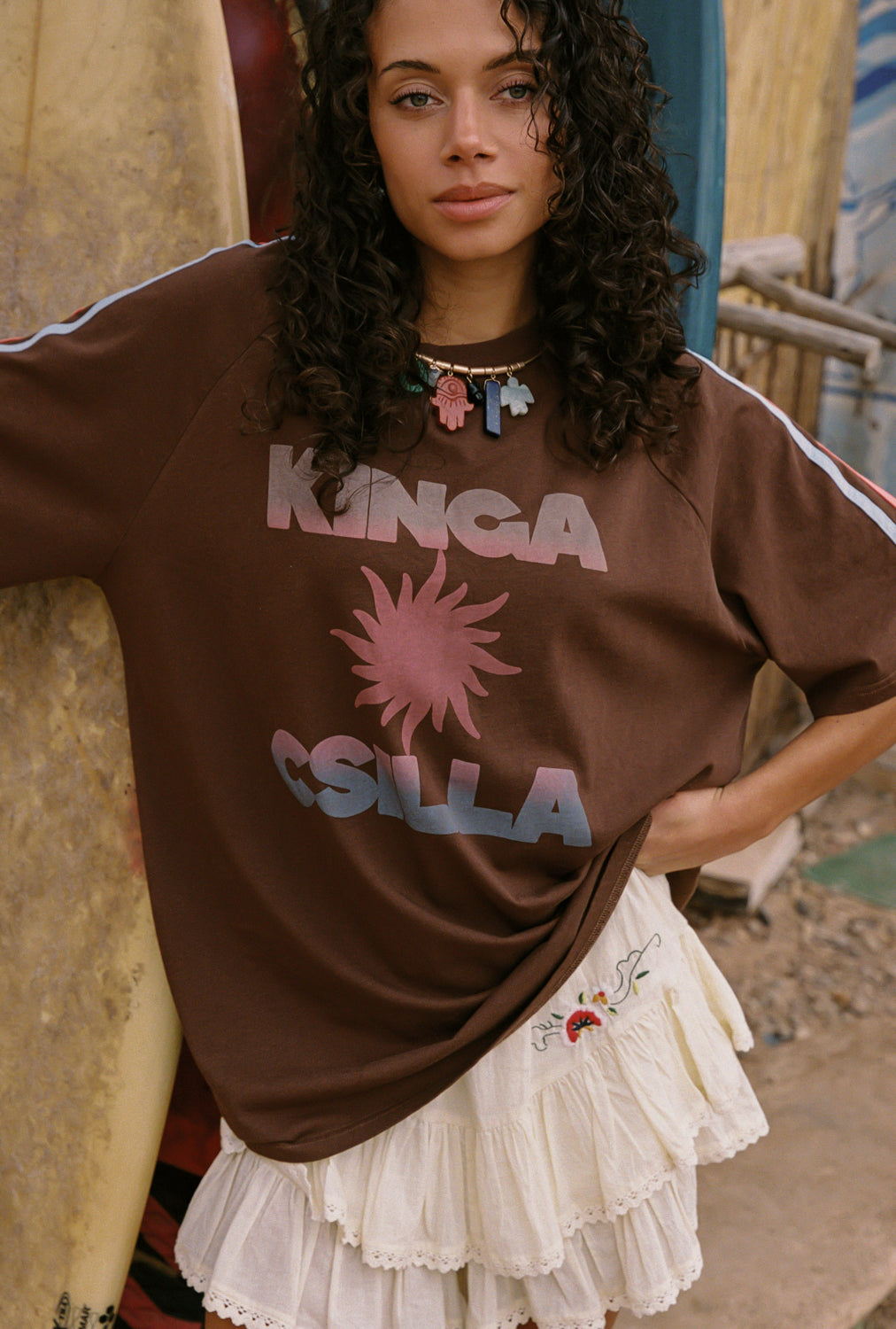 REKA EMBROIDRED FAE FRILL SKORT