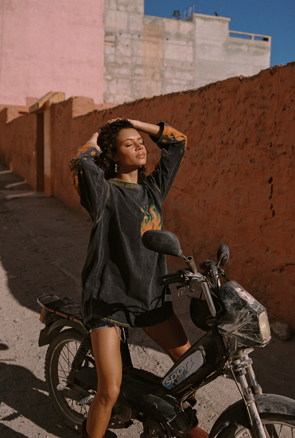 CHARCOAL KC ESSENTIAL DENIM SHORT