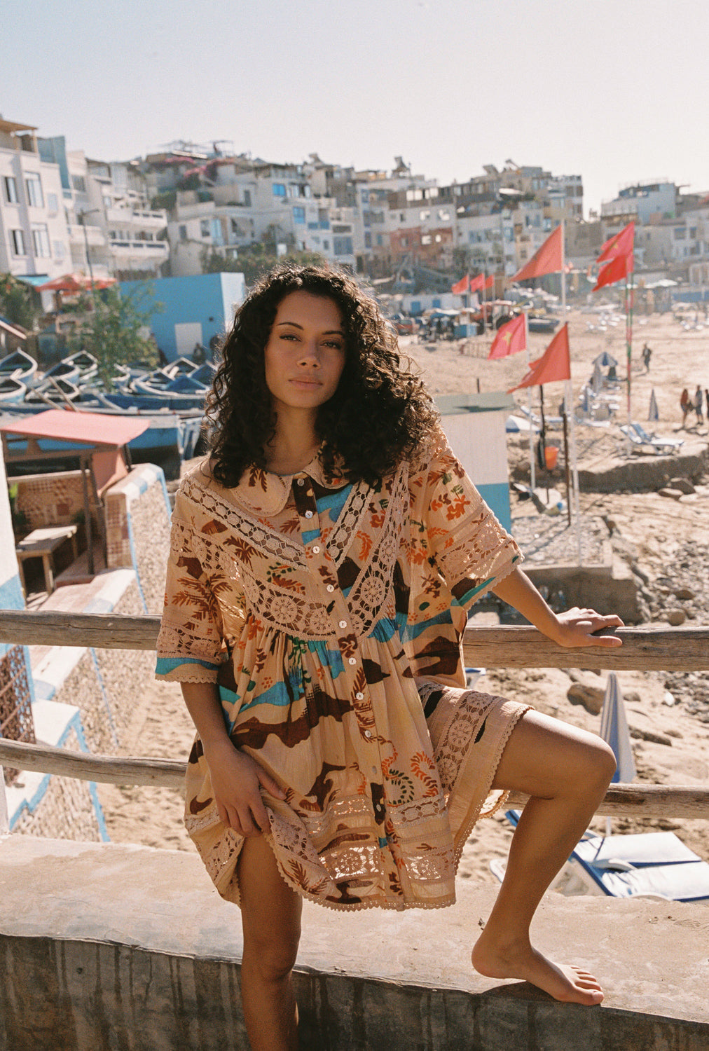 ISLAND NOLA BUTTON DOWN DRESS