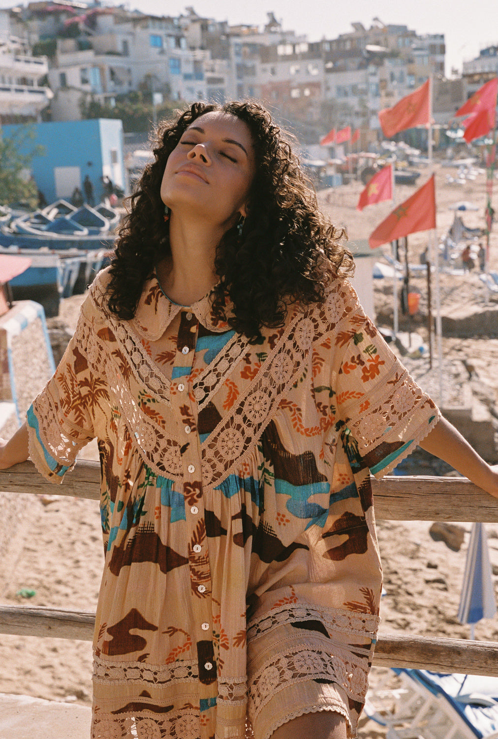 ISLAND NOLA BUTTON DOWN DRESS