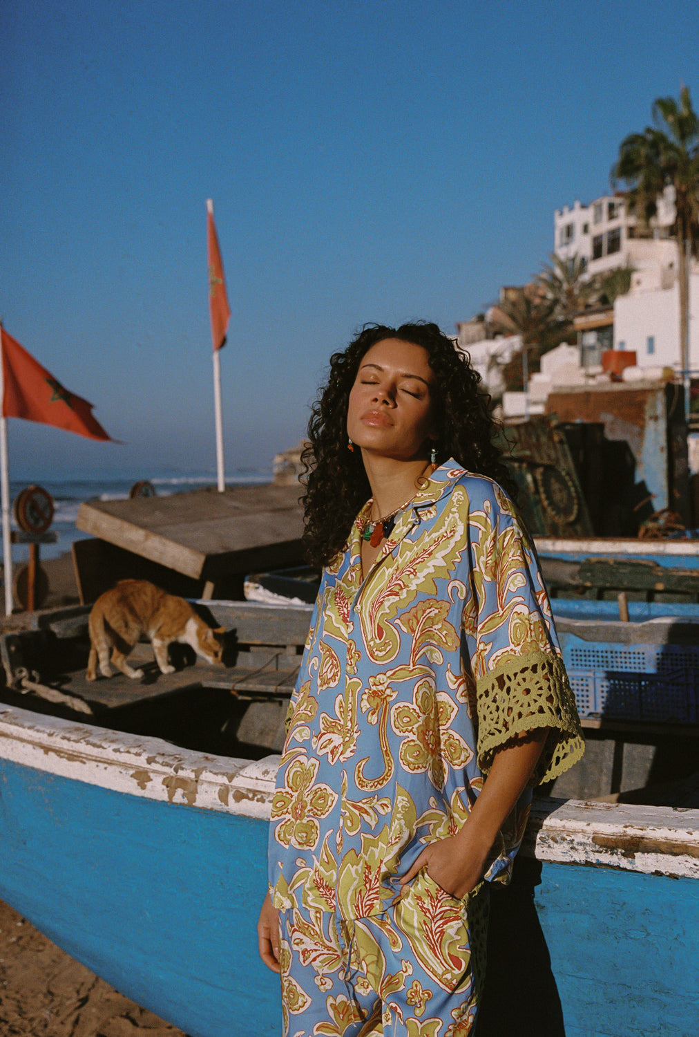 BLUE MILLER BLOUSE & PANT