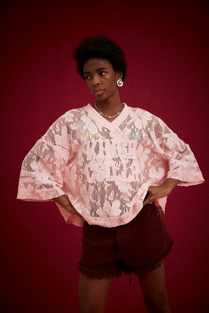 NOVA LACE ONYX  TEE