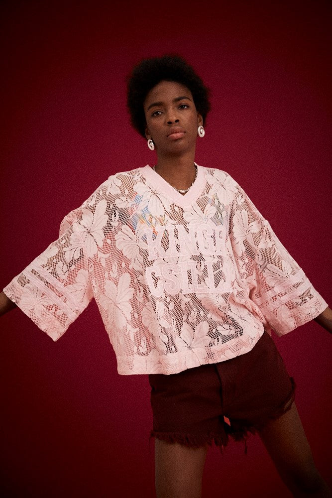 NOVA LACE ONYX  TEE