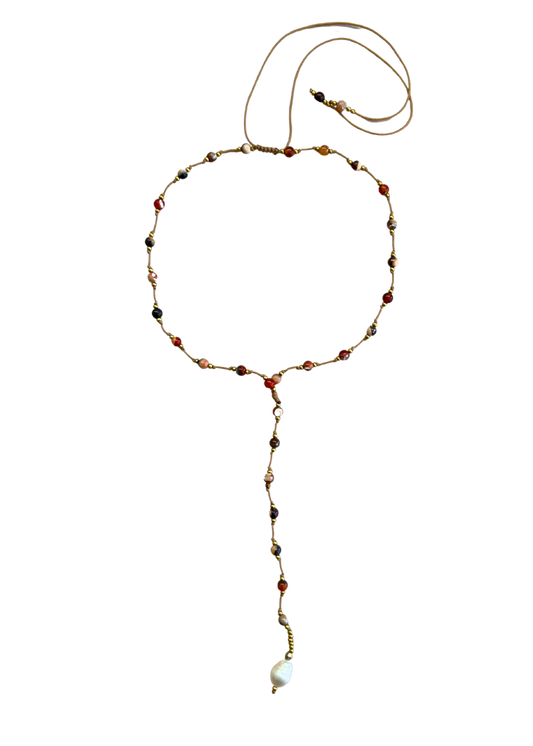 Pearl Drop Bead Necklace
