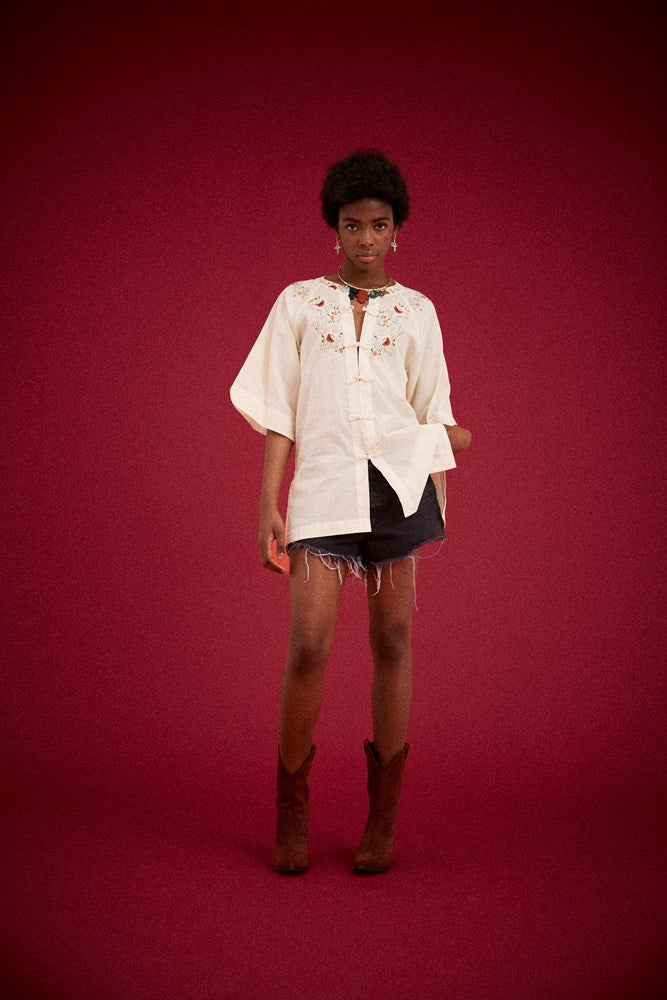 CHARCOAL KC ESSENTIAL DENIM SHORT