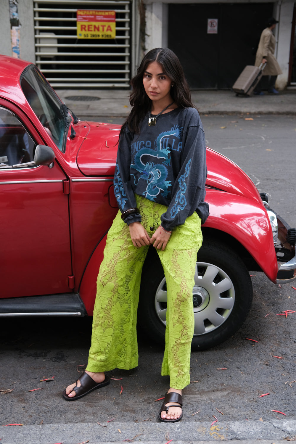 REX DRAGON ROSES LS TEE