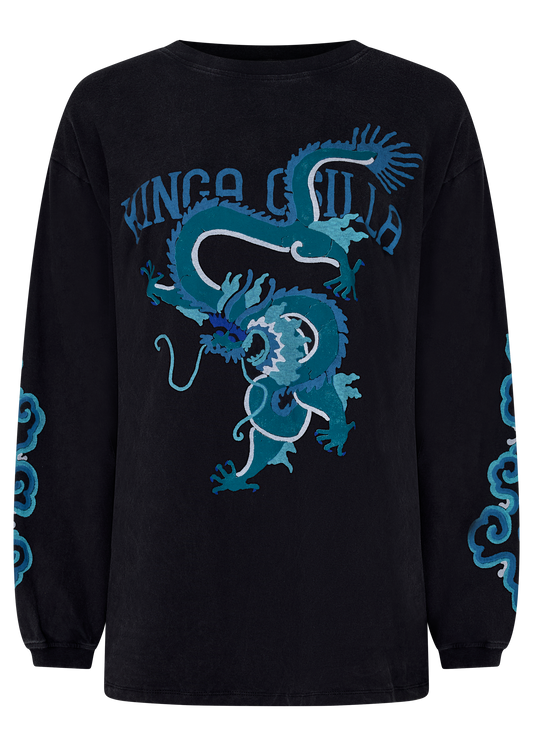 Rex Dragon Roses Ls Tee