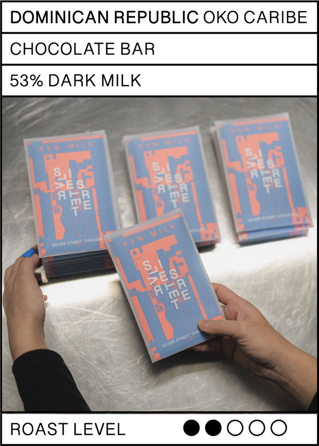 SILVERS STREET 53% MILK CHOCOLATE