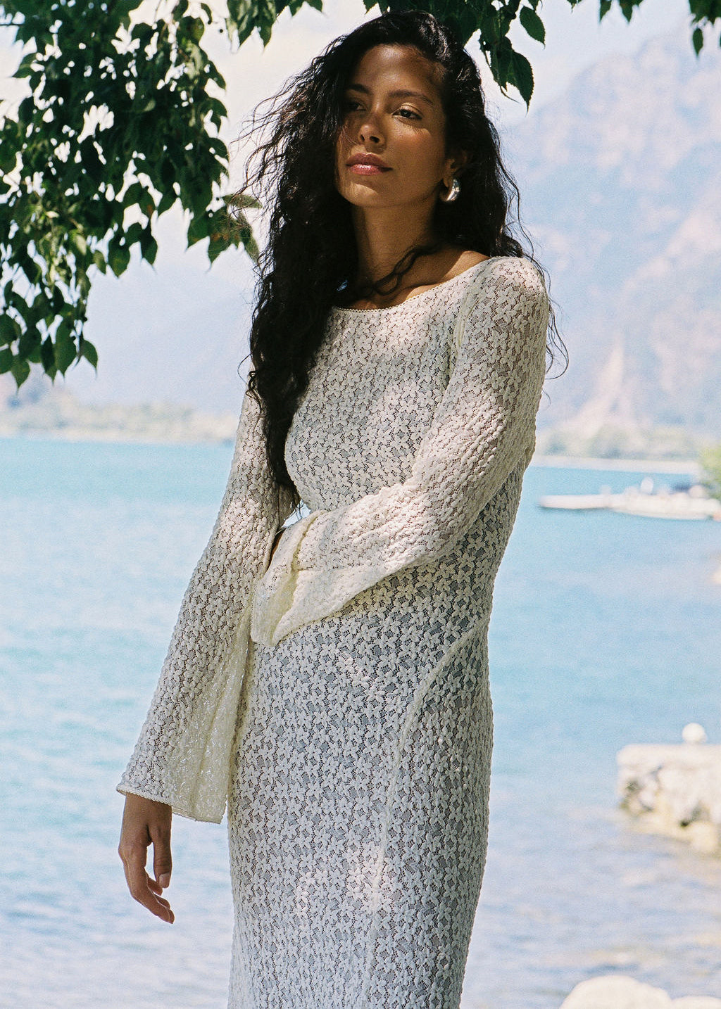Tarot Lace Cherry Maxi Dress