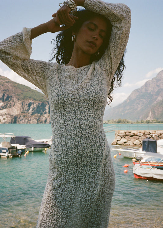 Tarot Lace Cherry Maxi Dress