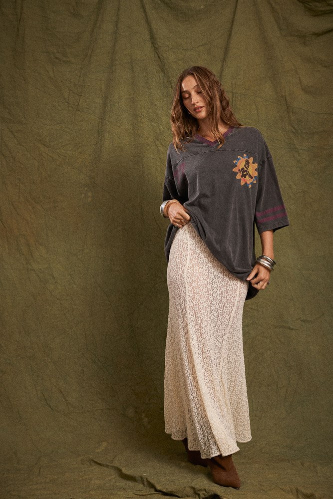Tarot Lace Mother Maxi Skirt
