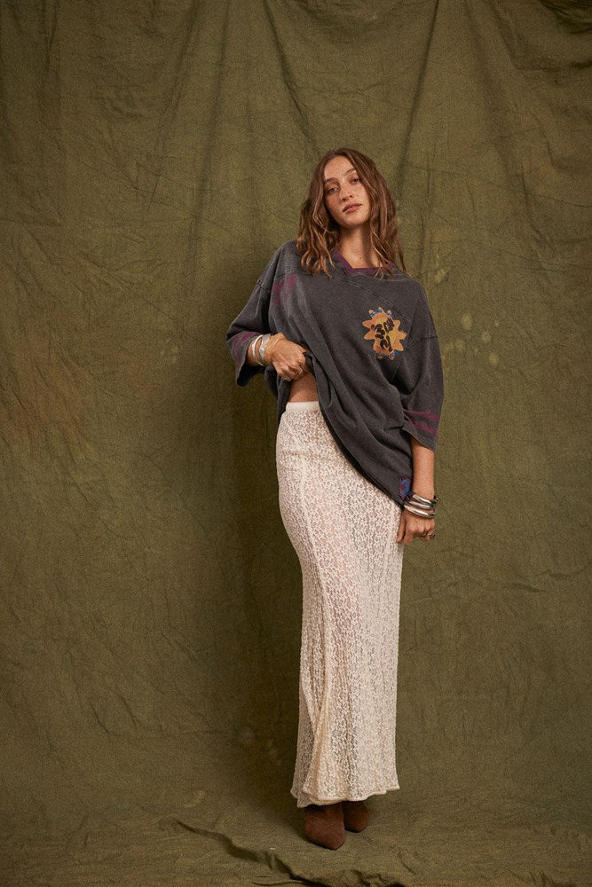 Tarot Lace Mother Maxi Skirt