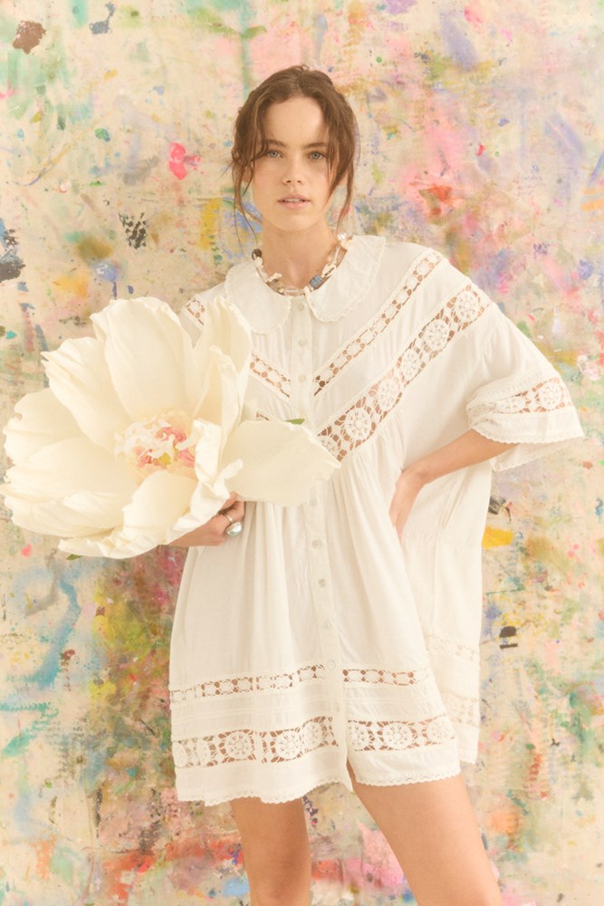 TESSERA NOLA BUTTON DOWN DRESS