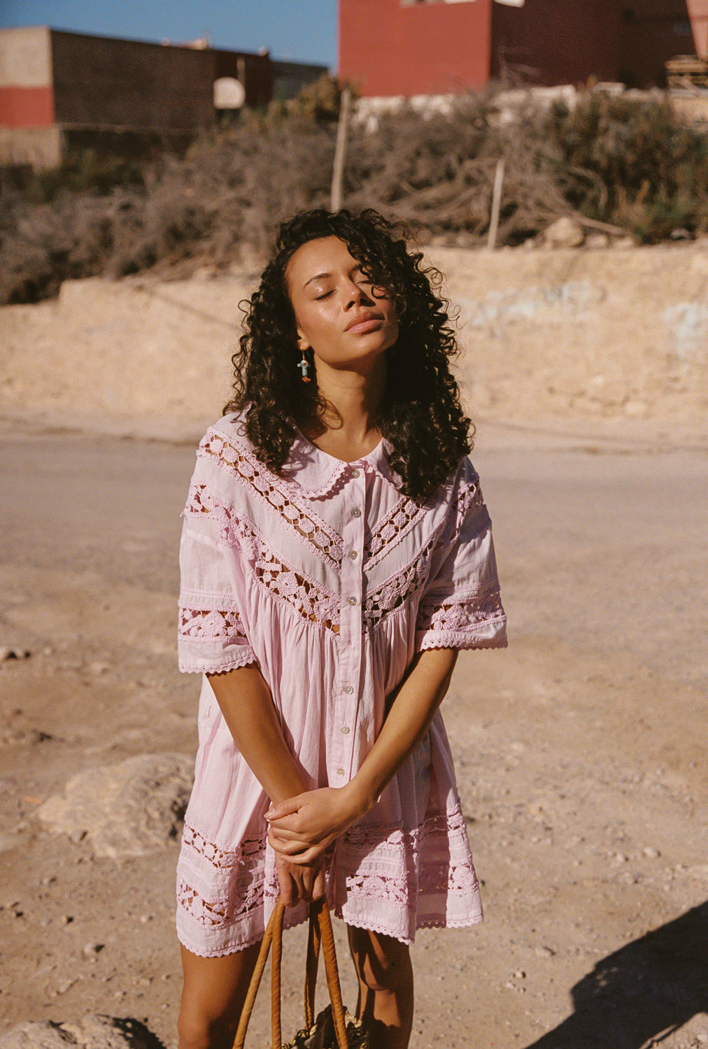 TESSERA NOLA BUTTON DOWN DRESS