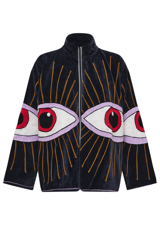 KC SOURCED ARTISANAL EMBROIDERED JACKET