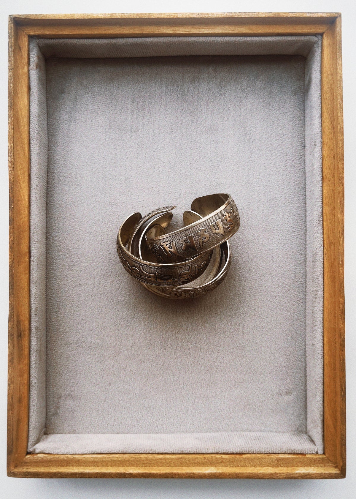 Mantra Engraved Bangle