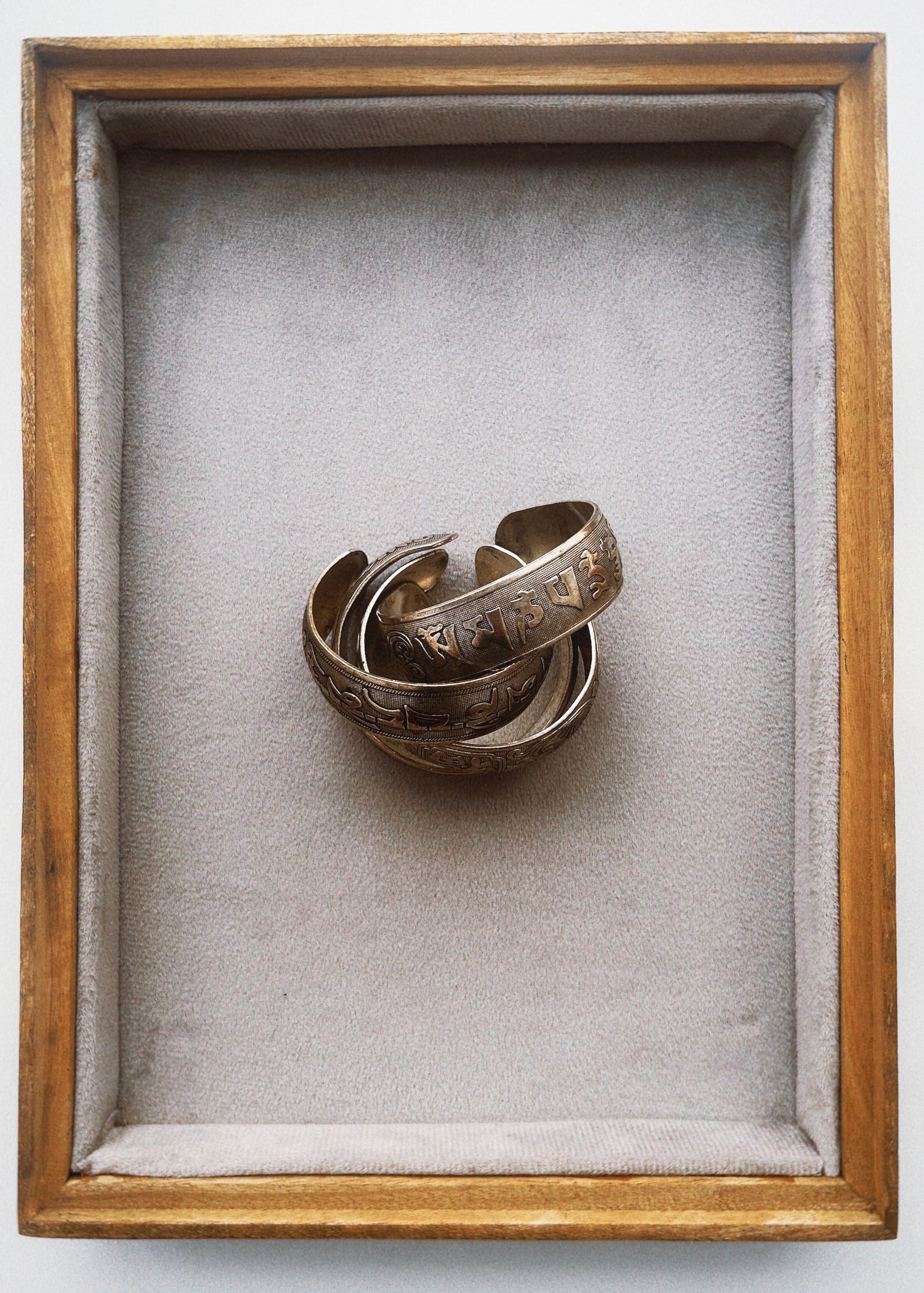 Mantra Engraved Bangle