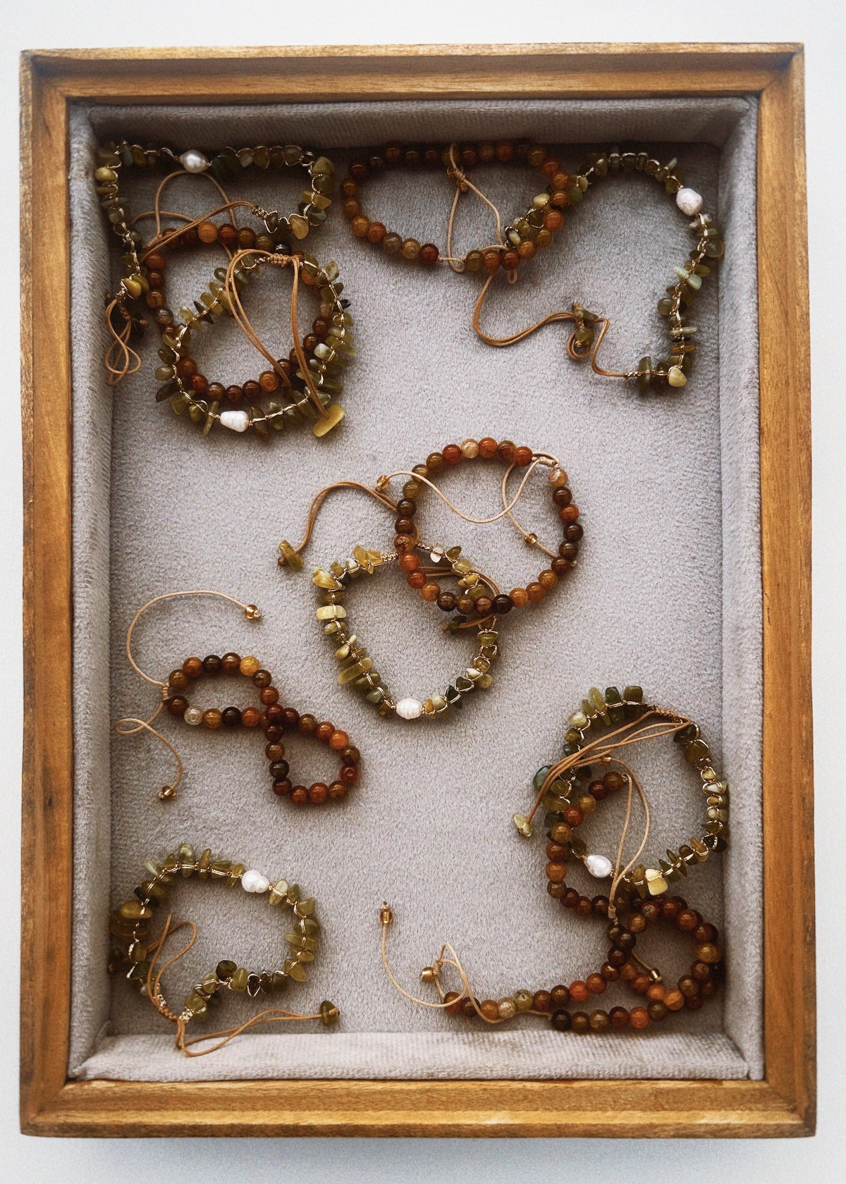 Stone Bracelet Duo