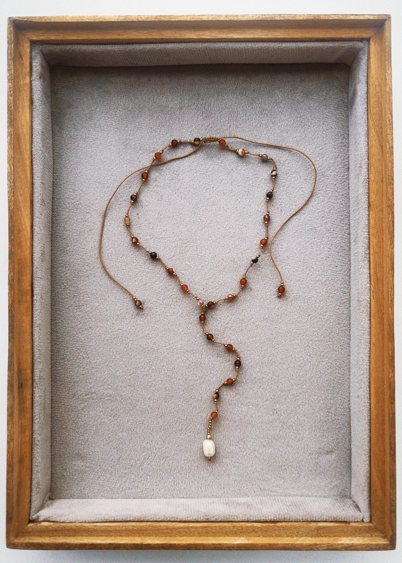 Pearl Drop Bead Necklace